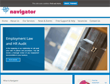 Tablet Screenshot of navigatorlaw.co.uk